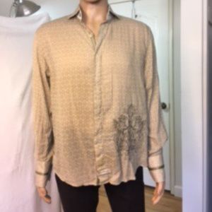 NWOT - English Laundry, Long Sleeve Men shirt, Green, L